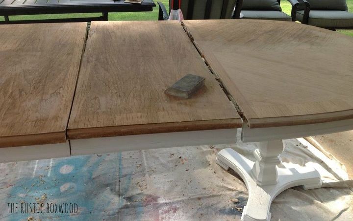vintage dining table and cane chairs transformation, painted furniture