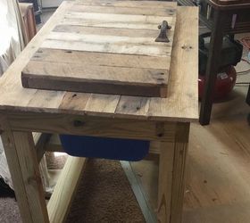 our version of a rustic cooler, diy, outdoor furniture, outdoor living, rustic furniture, woodworking projects