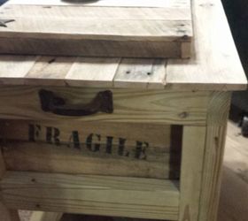 our version of a rustic cooler, diy, outdoor furniture, outdoor living, rustic furniture, woodworking projects