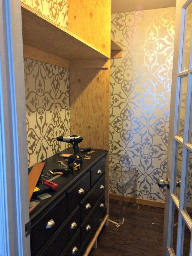 master bedroom closet makeover, bedroom ideas, closet, organizing, painting
