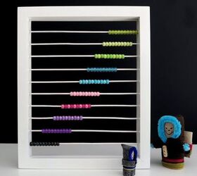 diy upcycled abacus, crafts, repurpose household items