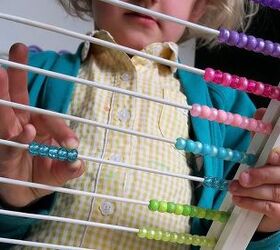 diy upcycled abacus, crafts, repurpose household items