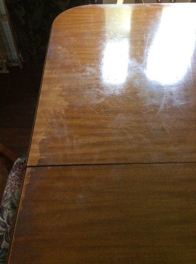 q how to find out the value of antique furniture, home decor, home decor id, Another angle of table top