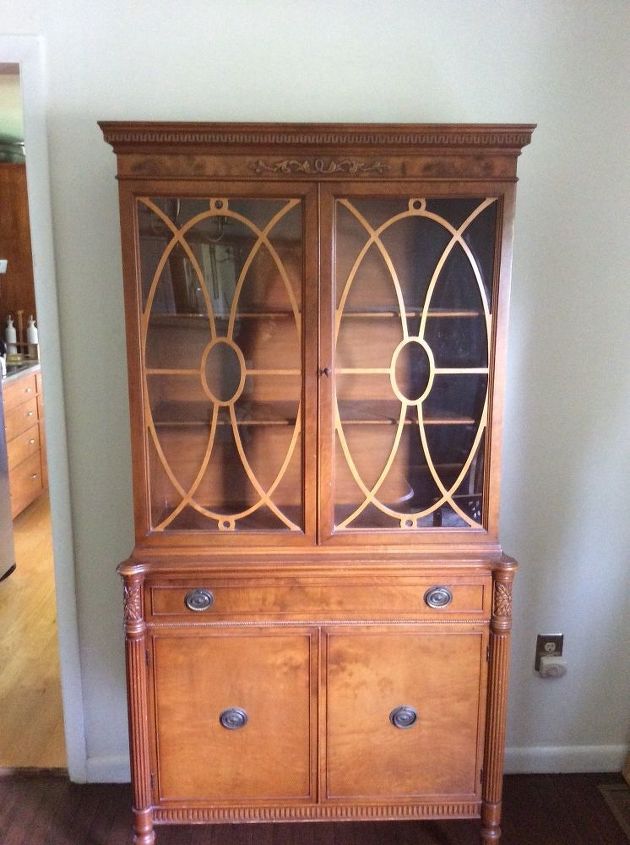 q how to find out the value of antique furniture, home decor, home decor id, China cabinet