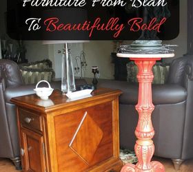 how to transform furniture from blah to beautifully bold, painted furniture, shabby chic