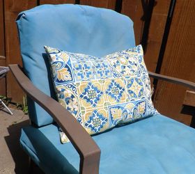 Keep Outdoor Cushions from Blowing Away with DIY Velcro Cushion