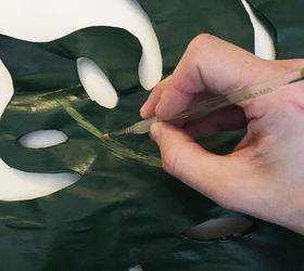 paper mache palm leaves