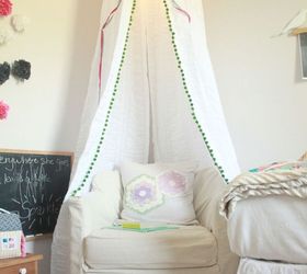 diy canopy, bedroom ideas, repurposing upcycling