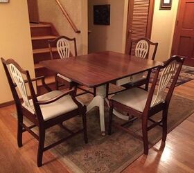 Duncan Phyfe Style Table and Chairs Restored