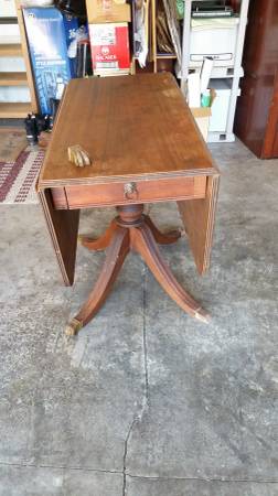 duncan phyfe style table and chairs restored, chalk paint, dining room ideas, painted furniture, reupholster