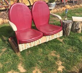 turn flea market fines into lake place decor , gardening, outdoor furniture, outdoor living, repurposing upcycling