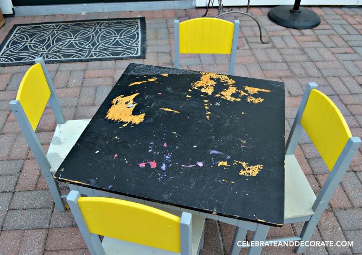 why i bought this table and chairs, painted furniture