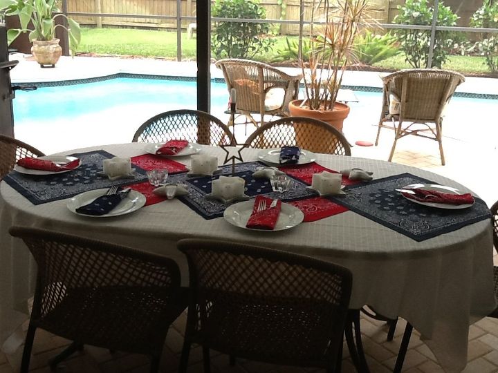 3 cheers for the red white and blue , patriotic decor ideas, seasonal holiday decor