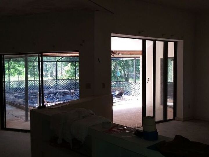 q window dressing for sliding doors with 2 difference in height, doors, window treatments, windows