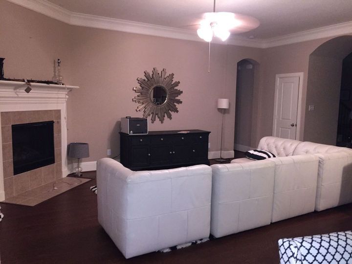 q soften room, fireplaces mantels, home decor, home decor dilemma, lighting, living room ideas