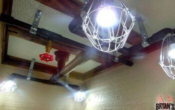 Idea de iluminación industrial! Luces de tubo en el techo!