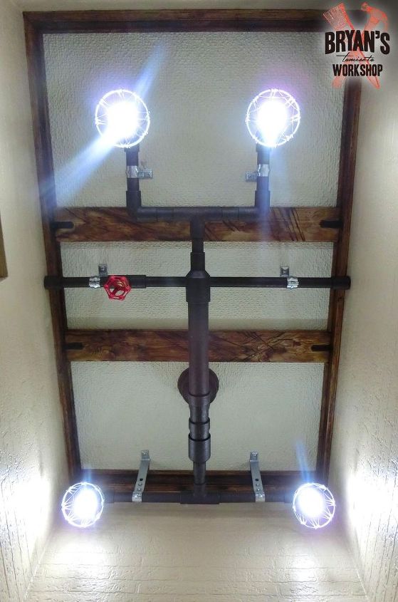 Industrial Lighting Idea Pipe Lights, Pipe Light Fixture Ceiling