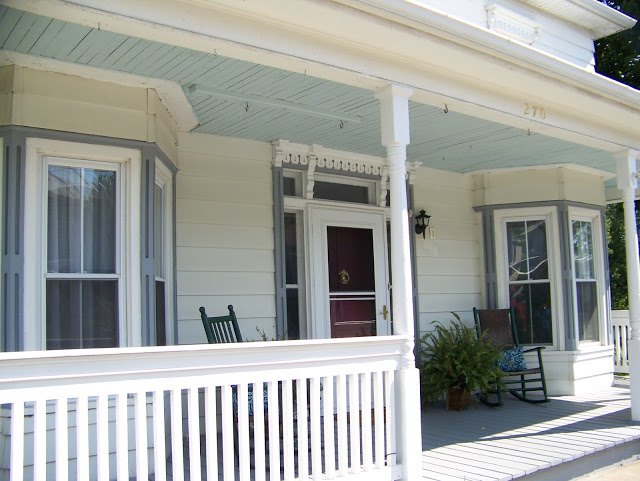 i m going to paint the porch ceiling haint blue , outdoor living, painting, porches