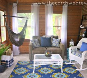 indoor patio makeover, home decor, outdoor living, patio