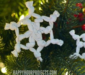 s 15 useful things you could make from your ripped t shirts right now, crafts, repurposing upcycling, Save white tees for cute Christmas ornaments