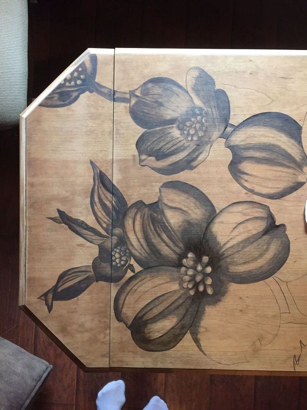 question about tannins bleeding through on this painted table