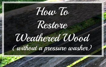 Cómo restaurar la madera desgastada