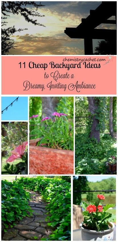 11 cheap backyard ideas to create a dreamy inviting ambiance, concrete masonry, flowers, gardening, hibiscus, landscape