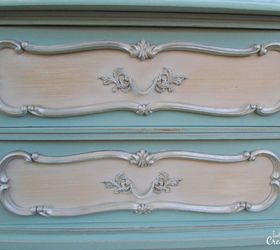french provincial dresser makeover before and after, chalk paint, painted furniture, shabby chic