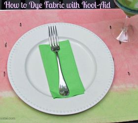 how to paint fabric with kool aid, crafts, how to, reupholster