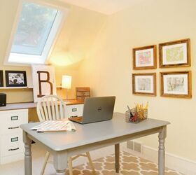  257 home office makeover 4 diy ideas , home decor, home office