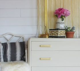 art deco dresser in taupe walnut gold, how to, painted furniture