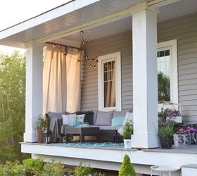a farmhouse country boho porch makeover, home decor, outdoor living, porches
