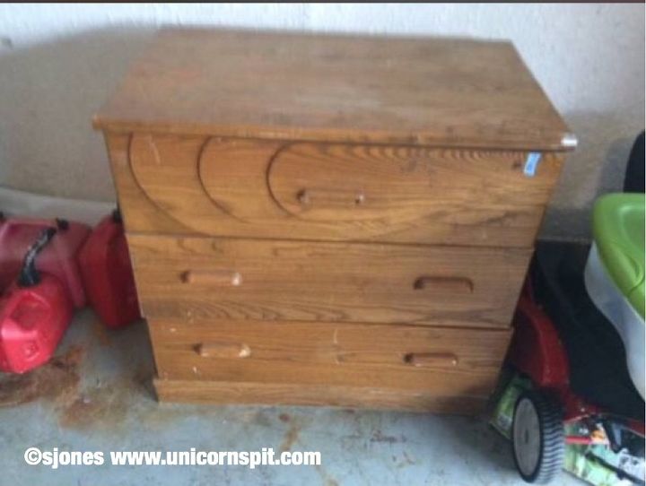 Boring To Bold Dresser With Unicorn Spit Spitchallenge