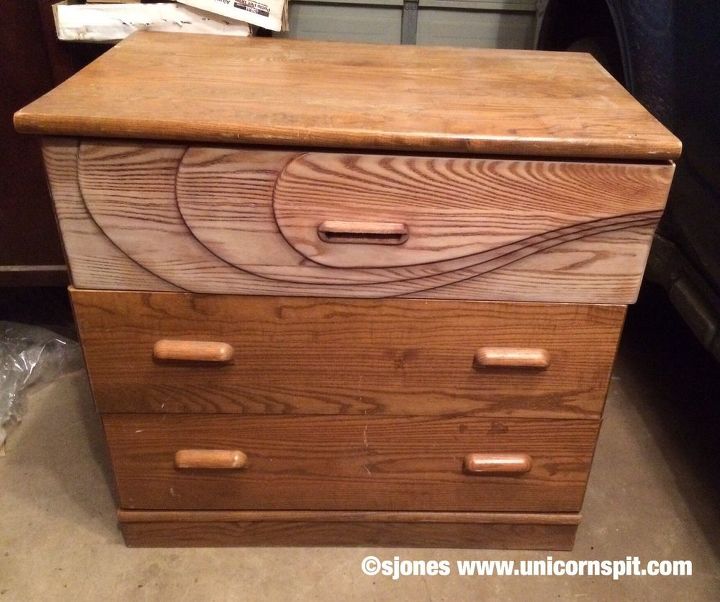 Boring To Bold Dresser With Unicorn Spit Spitchallenge