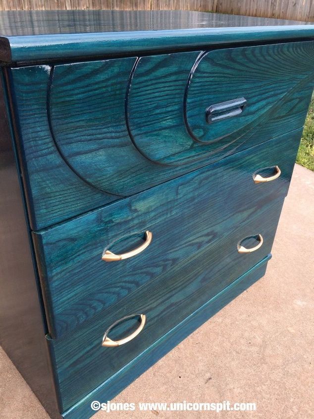 Boring To Bold Dresser With Unicorn Spit Spitchallenge