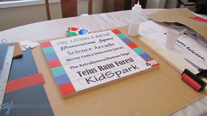 muskoka chair challenge no ontario science center, T buas de escabelo de decoupage feitas de palete