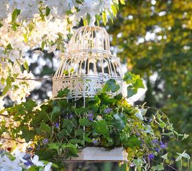 An Ivy-filled Birdcage for Part-Shade