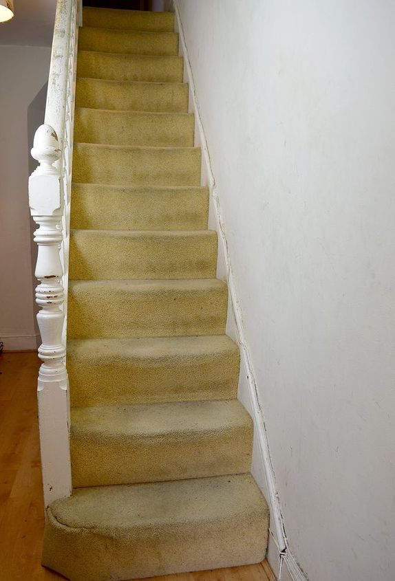 marimekko stair transformation, home improvement, stairs