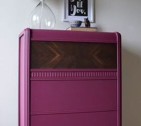 fabulous grape dresser, painted furniture