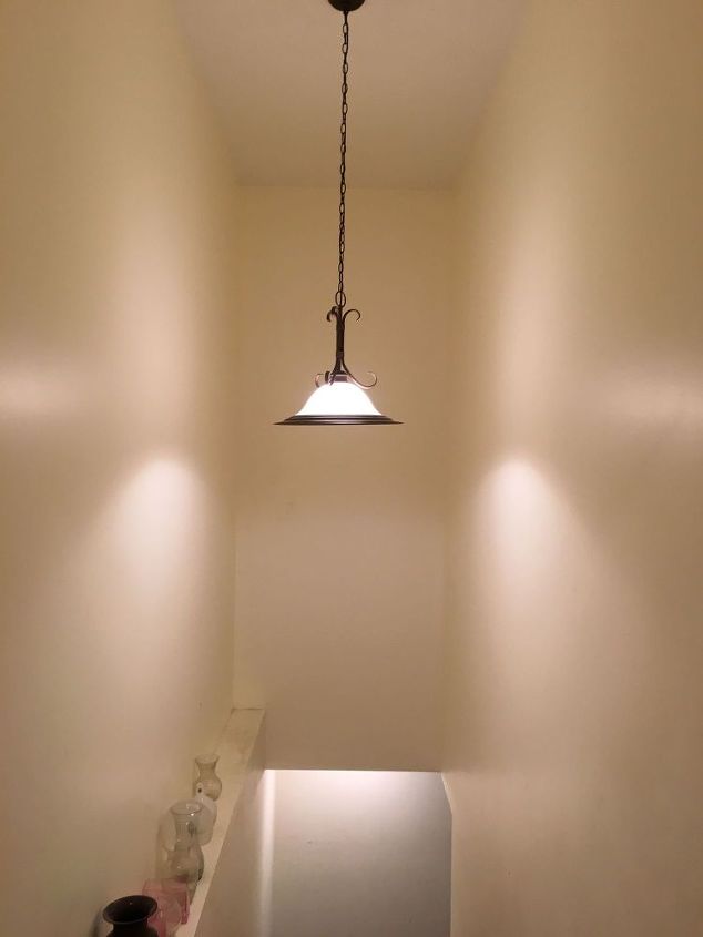 Pendant light moved from dining room