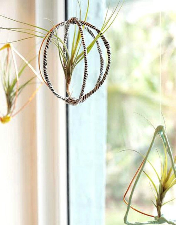cut a piece of washi tape for these 25 creative ideas, Wind pieces into plant cages