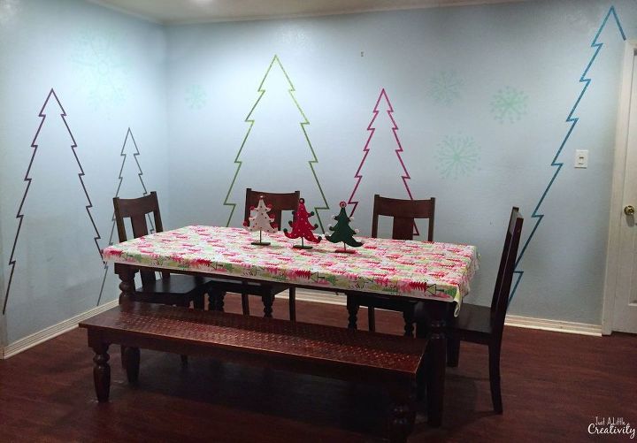 cut a piece of washi tape for these 25 creative ideas, Or a mess free winter wonderland