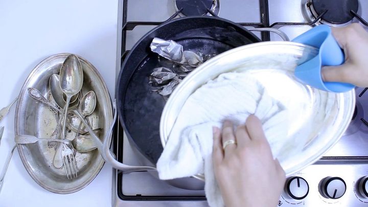 how to clean silver easily