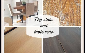 Table Redo/refinish With DIY Stain