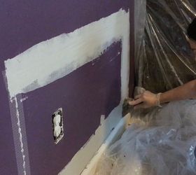 indoor drywall repair, diy, home maintenance repairs, wall decor