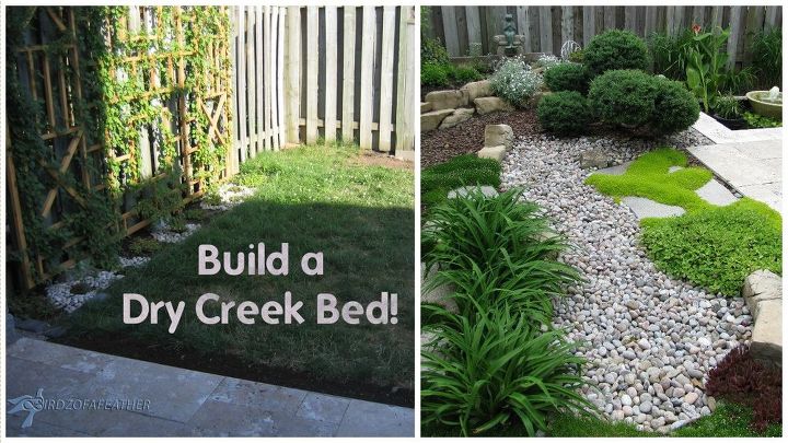 low maintenance gardening part 1 dry creek bed, gardening, how to, landscape, outdoor living