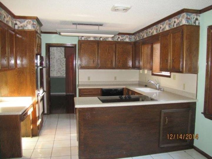 Kitchen Cabinet Refacing Using Wall Paper Hometalk