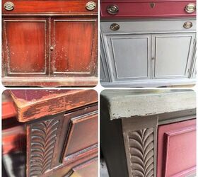 my first chalk paint project, chalk paint, painted furniture, Before After images