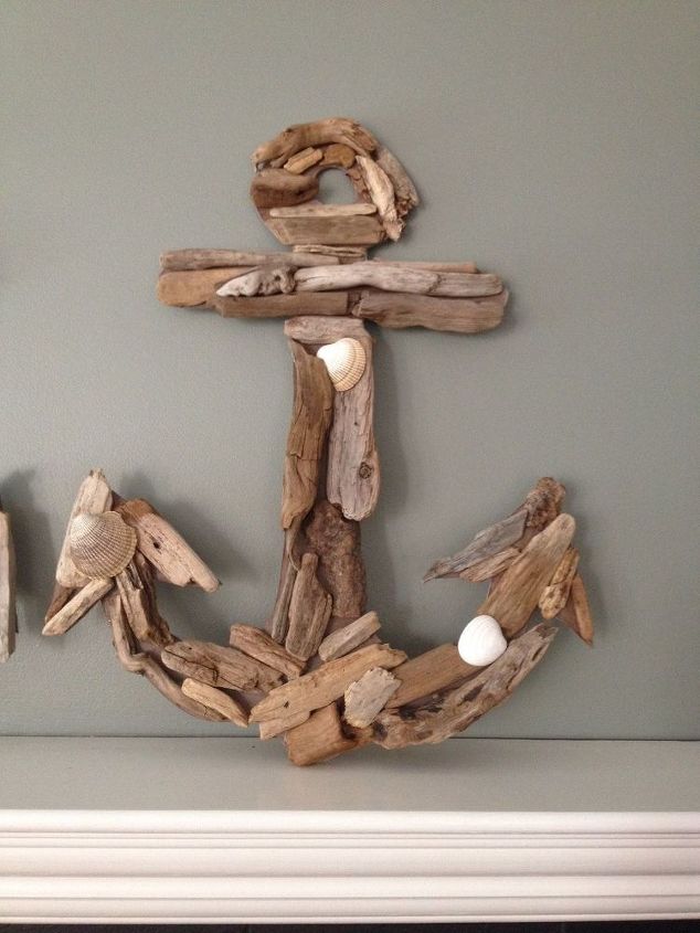 driftwood anchor, crafts, wall decor, My DIY West Coast souvenir