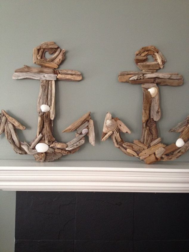 Driftwood Anchor Whale And Initial Hometalk Driftwood Anchor Whale And Initial Hometalk